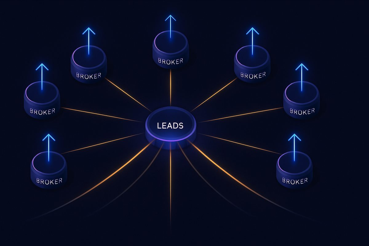 Distribuir leads entre brokers con round-robin